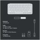 KEYBOARD WIRELESS  B1 PRO (B6P-K1) ULTRASLIM MINI GRAY US